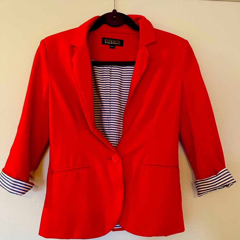 Red women’s Blazer